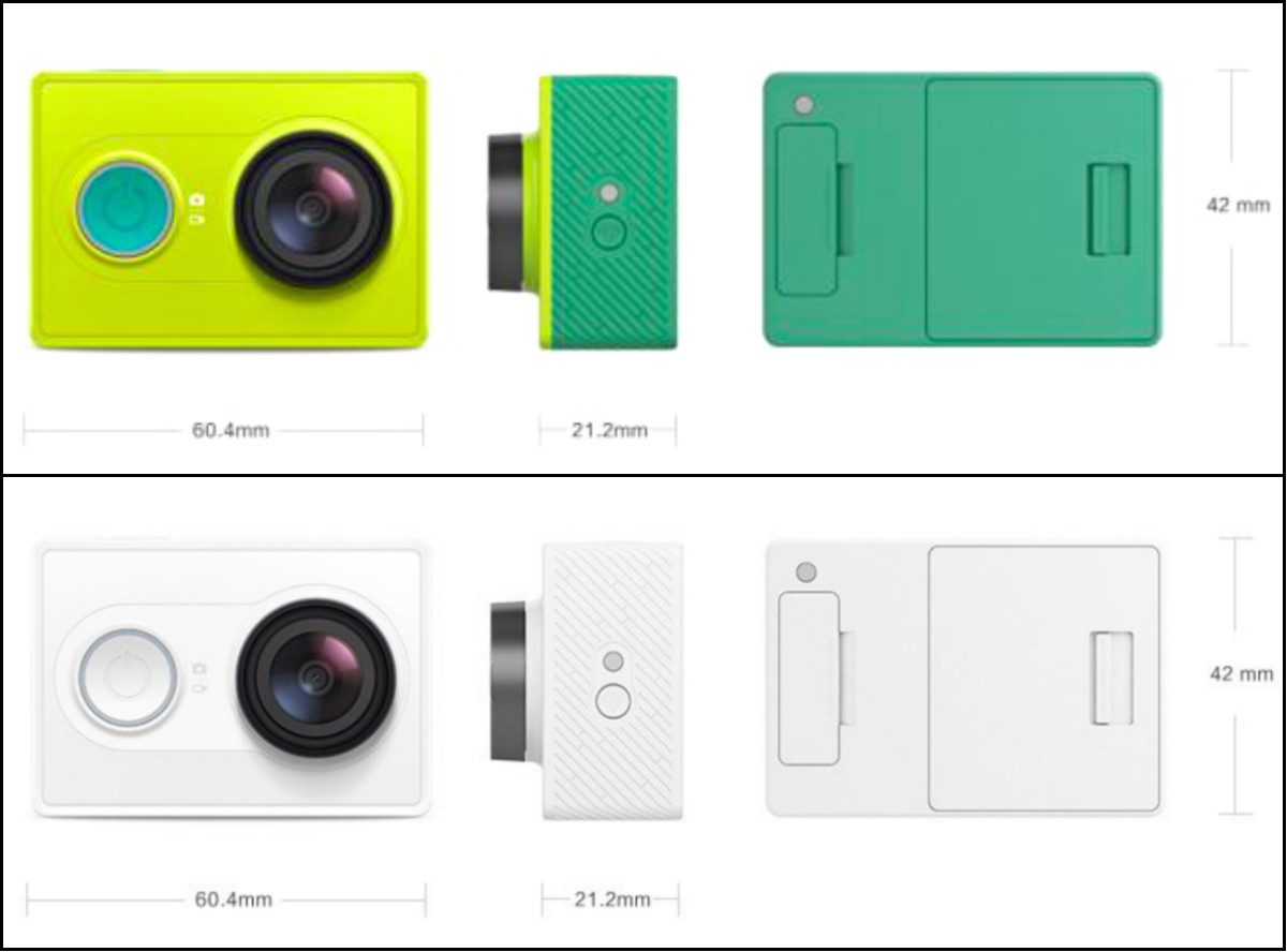 Xiaomi Yi Action Cam mm