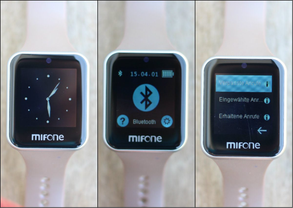 MIFONE W15 Smartwatch Smart Watch Bluetooth Apple Display Saphir 2.5D MMonkey