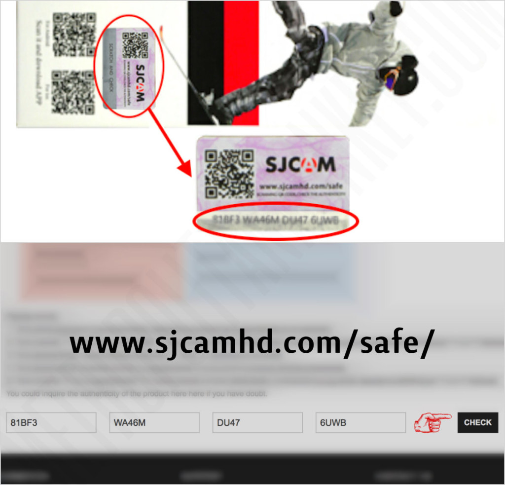 sjcam security check code box monkey