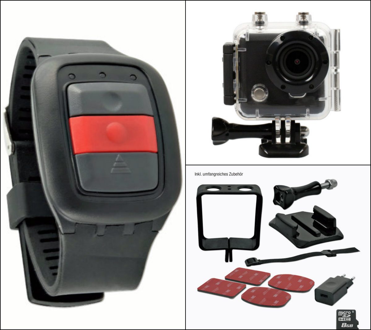 MAGINON ActionCam AC800 W bei ALDI Metropolitan Monkey
