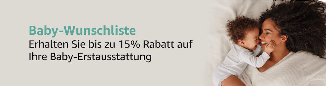 Amazon Baby Wunschliste 15% Rabatt Coupon