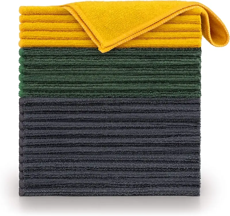 Mikrofasertücher für eine Espressomaschine