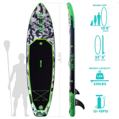 FunWater Honor 11 SUP SUPFW10A Stand Up Paddle Board Features