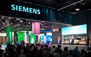 IFA 2026 in Berlin mit den Messeständen von Bosch und Siemens