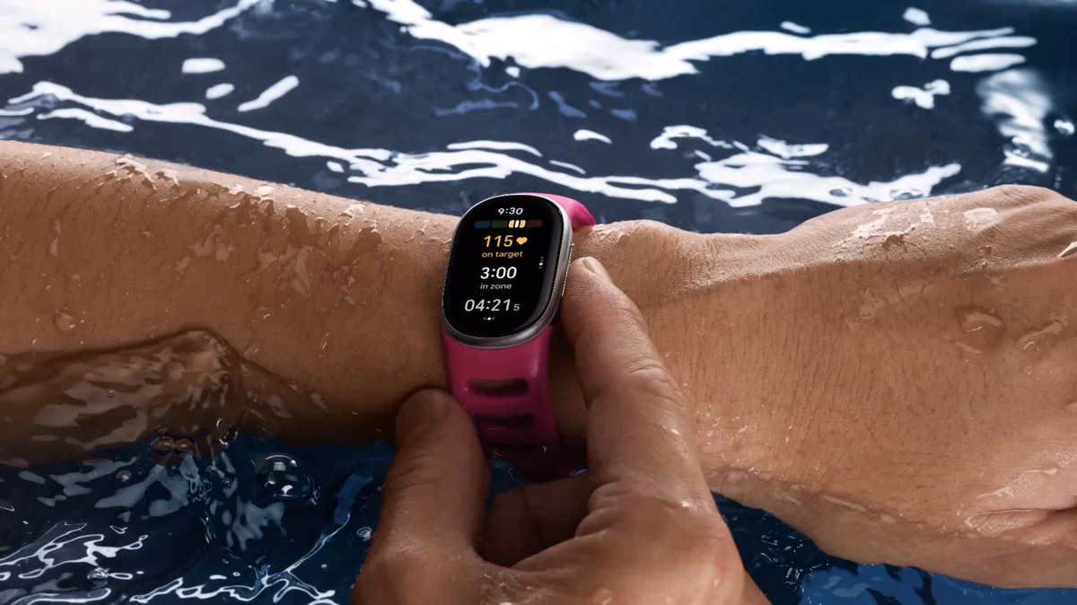 Physische Seitentaste des Google Fitbit Edge